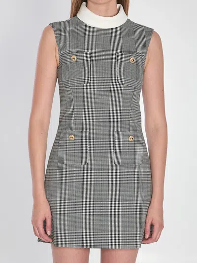 SELF-PORTRAIT PRINCE OF WALES MINI DRESS