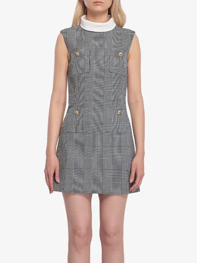 SELF-PORTRAIT PRINCE OF WALES MINI DRESS