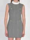 Self-portrait Prince Of Wales Mini Dress