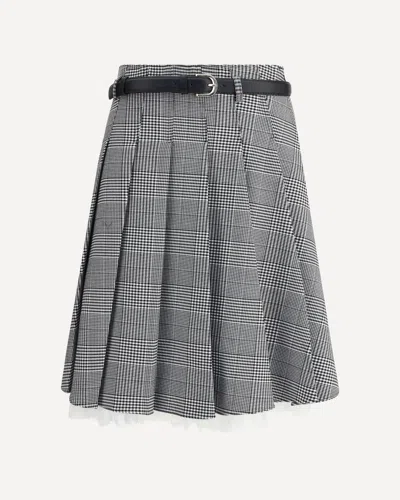 SELF-PORTRAIT PRINCE OF WALES PRINT MINISKIRT