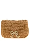 Self-portrait 'raffia Bow Charm' Shoulder Bag