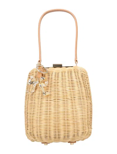SELF-PORTRAIT SELF-PORTRAIT RATTAN BAG