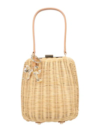SELF-PORTRAIT SELF-PORTRAIT RATTAN BAG