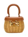 Self-portrait Rattan Bow Basket Brown