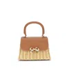 Self-portrait Rattan Bow Handbag
