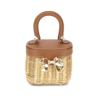 Self-portrait Rattan Handbag