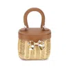 Self-portrait Rattan Women's Handbag