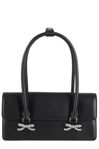 SELF-PORTRAIT RECTANGULAR SOFT LEATHER SHOULDER BAG