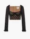 Self Portrait Residency Christopher Kane Residency Lace Top