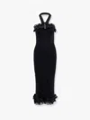 Self Portrait Residency Christopher Kane Residency Viscose Dress With Laces Detail
