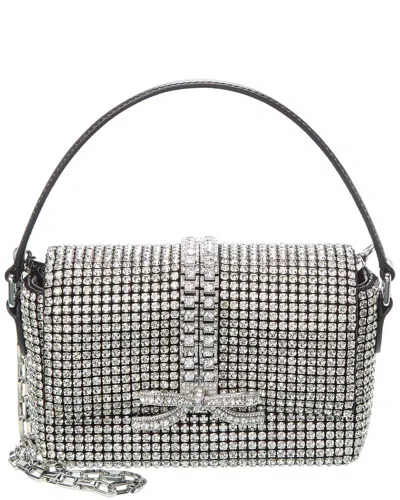 Self-portrait Rhinestone Chainmail Leather Micro Bag