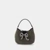 Self-portrait Multi Rhinestone Crescent Micro Bag In Multicolor