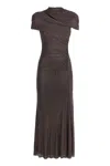 Self-portrait Dress In Grey