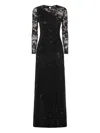 Self-portrait Black Dress In Black
