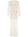 Self-portrait Rhinestone-embellished Maxi Dress In White