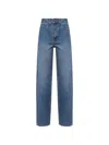 Self-portrait Womens Self Portrait Rhinestone Straight-leg Denim Jeans In Blue
