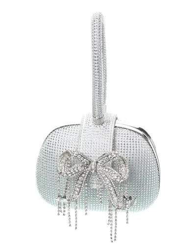 SELF-PORTRAIT RHINESTONE TOP HANDLE CLUTCH