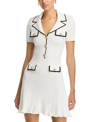 SELF-PORTRAIT SELF-PORTRAIT RIB KNIT MINI DRESS