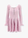Self-portrait Self Portrait Lilac Viscose Blend Dress In Pink