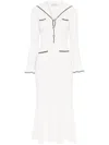 Self-portrait Self Portrait White Viscose Blend Dress Women In 白色