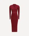 Self-portrait Midi Dress With Cut-out