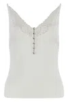 Self-portrait Ribbed Tank Top In Multi