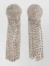 Self-portrait Droplet Silver-plated Brass Earrings