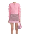 Self-portrait Cristopher Kane Residency Cardigan With Cut-out Details In Pink