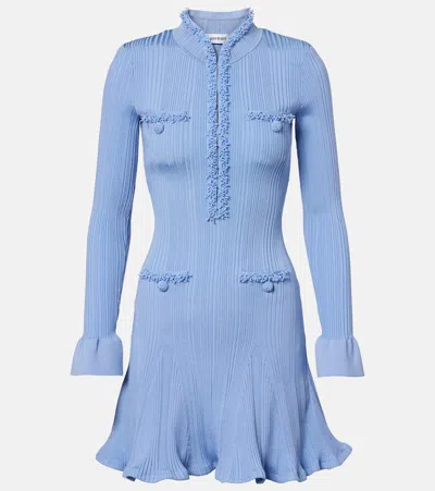 SELF-PORTRAIT RUFFLED MINIDRESS