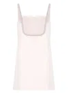 Self-portrait Self Portrait Pink Satin Bow Mini Dress