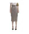 Self-portrait Self Portrait Skirts In Gray