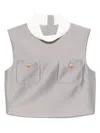 Self-portrait Satin-finish Top