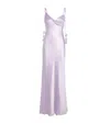 Self-portrait Flower Maxi Dress In Purple