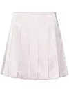 Self-portrait Self Portrait Women's Pleated Satin Mini Skirt In Pink