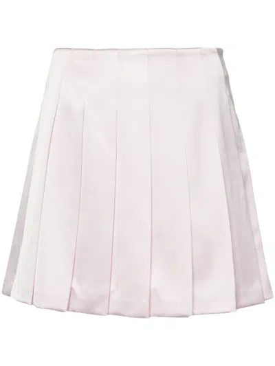 SELF-PORTRAIT SATIN MINI SKIRT