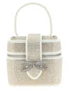 Self-portrait Satin Rhinestone Vanity Case Handbag