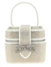 Self-portrait Satin Beauty Case In White