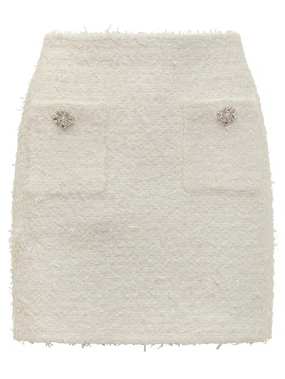 SELF-PORTRAIT SELF-PORTRAIT SELF-PORTRAIT BOUCLÉ MINISKIRT