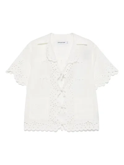 Self-portrait Embroidered Shirt