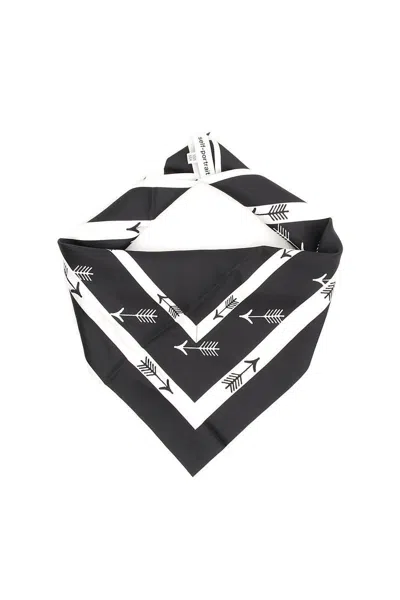 SELF-PORTRAIT SELF-PORTRAIT SCARF BLACK WHITE