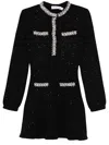 Self-portrait Sequin Knit Mini Dress