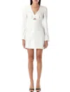 Self-portrait Bow Sequin Midi Dress In White