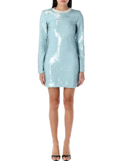 SELF-PORTRAIT SEQUIN MINI DRESS