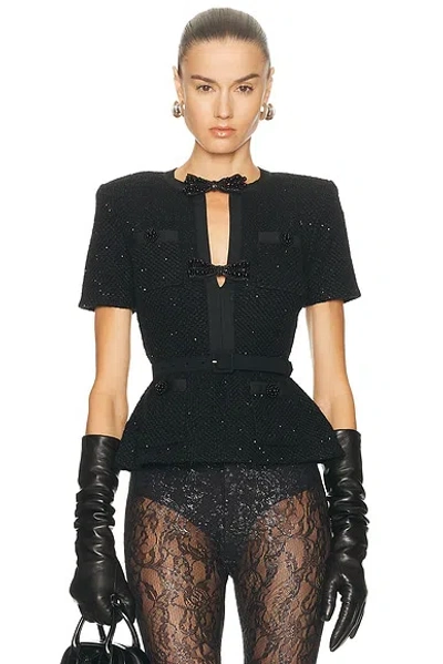 SELF-PORTRAIT SEQUIN TOP