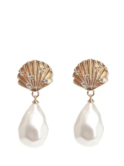 Self-portrait Shell Earrings Jewelry Gold