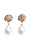 Self-portrait Shell Earrings Jewelry Gold