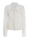 Self-portrait Shirt In Bianco