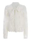 Self-portrait Shirt In White