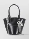 Self-portrait Shopping Bag Leather Strass Detail