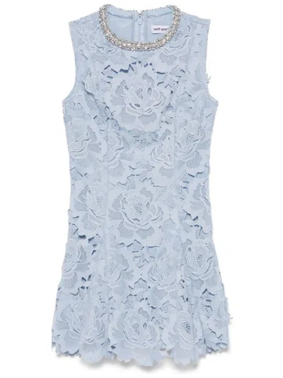SELF-PORTRAIT SELF-PORTRAIT SHORT DRESS WITH FLORAL LACE